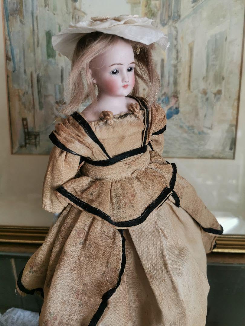 アンティーク シモンハルビック ファッションビスクドール 陶器手脚